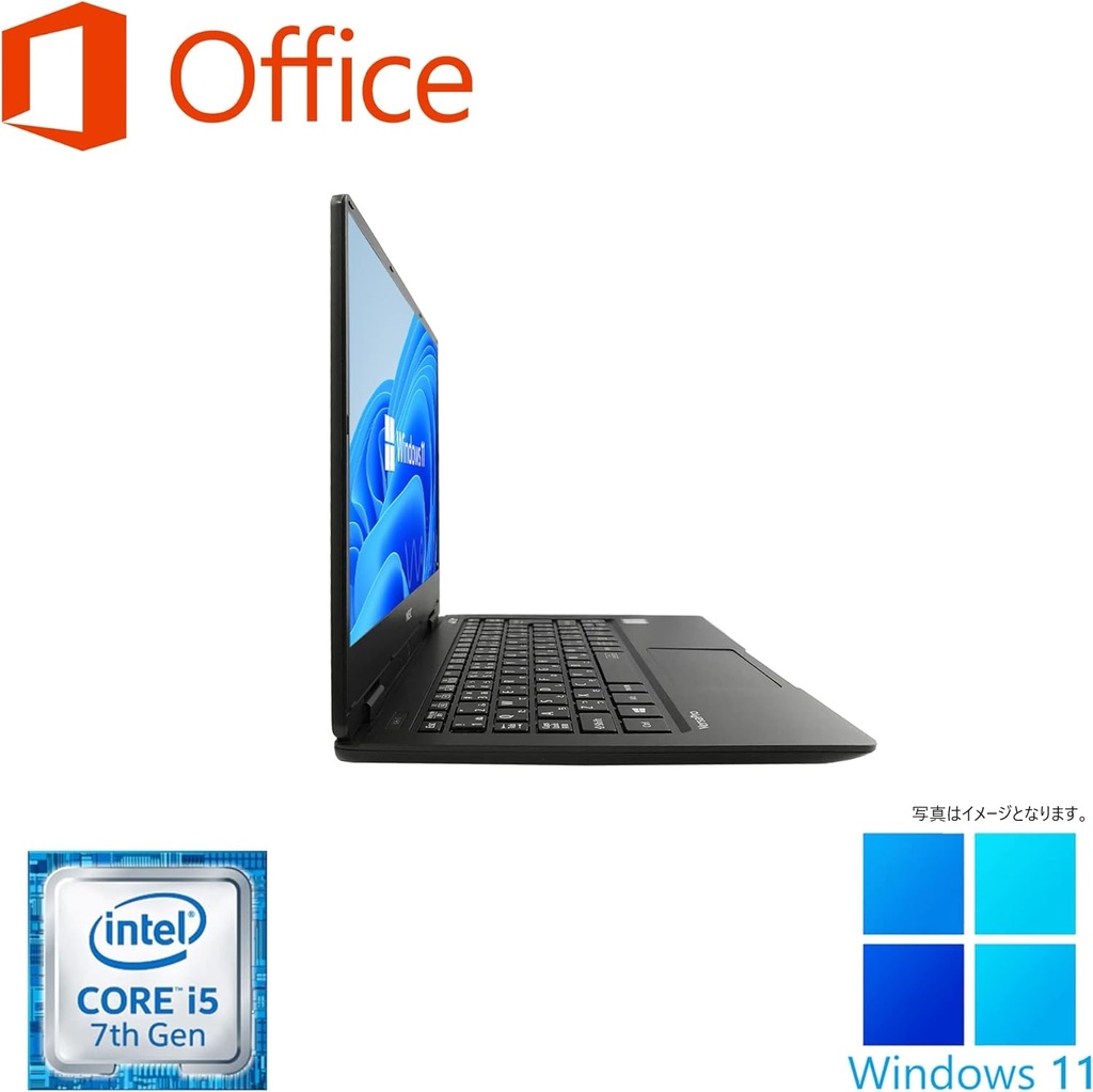 NEC ノートPC VH-1 /12.5型フルHD/ Core i5-7Y54/Win11 Pro/MS Office
